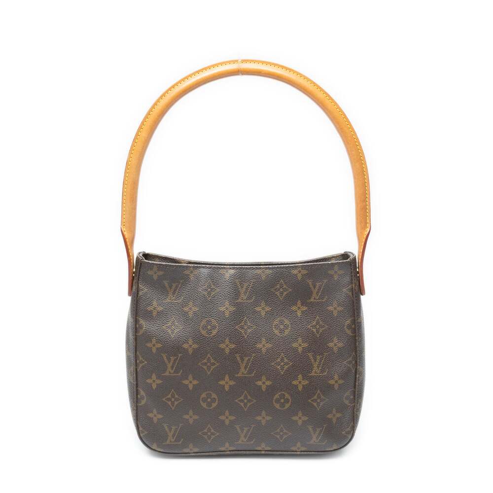 Louis Vuitton Looping Handbag Canvas Mm #355434L11B